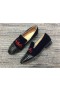 Christian Louboutin Spooky Loafers Fluweel en Patent Leather