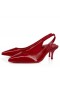 Christian Louboutin Sportieve Kate Sling 55Mm Sling Terug Pompen Vog lakleder Loubi