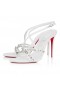 Christian Louboutin Tatooshka Spikes 100 Mm sandaaltjes Bianco CL Schoenen