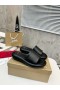 Christian Louboutin Vrouwen Slippers En Sandalen Nappa Leder Zwart