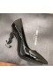 Saint Laurent Opyum 110 pump Black Patent Leather Saint Laurent Schoenen