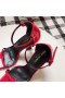 Saint Laurent Opyum 110mm Sandalen Rood Palent Leer Saint Laurent Schoenen