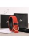 Christian Louboutin Riem 35mm Havane/bk/antic Rood Leer