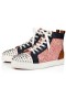 Christian Louboutin Lou Spikes Versie Multi Kalf