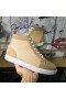 Christian Louboutin Louis Orlato High-Top Sneakers Suede Lederen Zand