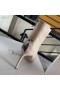 Dior D-Fame Enkellaars Beige Kalfsleer 80mm