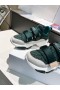 Dior D-DWALEN Sneakers Groen Technische Stof Schuin Afdrukken