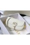 Dior D Bobby Oost-West Oksel Tas Wit