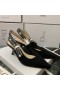 Dior J'ADior Slingback 65mm Pompen Zwart Technische Stof