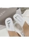 Dior Logo Bondage Pompen 85mm Wit