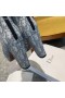 Dior Schuine Print Hakken Laars Grijs