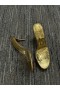 Christian Louboutin Degramule Strass Muildieren 85mm Metallic Goud