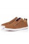 Christian Louboutin F. A. V Fique Een Vontade Slip-On Sneakers Kalfsleer Cuoio