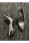 Christian Louboutin Kate Pompen 85mm Generfd Leder Metallic Zilver