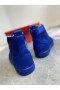 Christian Louboutin Louis Orlato High-top Sneaker Crêpe Satijn Blauw