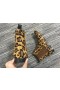 Christian Louboutin Mannen Chelsea Laarzen Suede Leopard