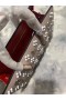 Christian Louboutin Paloma Bovenste Handgreep Tas Korrelige Kalf En Spikes Loubinthesky Leche