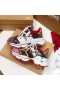 Christian Louboutin Rode Loper Platte Sneakers Glitter Rood Goud