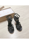 Christian Louboutin Tangeuva Sandalen 100mm Nappa Leder Zwart