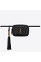 Saint Laurent Lou Riem Tas Zwart Kalfsleer Saint Laurent Tassen