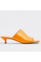 Bottega Veneta Stretch Muildieren 40mm Oranje Lamsvel Bottega Veneta Schoenen