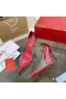 Christian Louboutin Degrastrass Pompen PVC Patent Leder Rood CL Schoenen