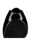 Christian Louboutin Jenlove Alta Pompen 120mm Patent Vog Leer Zwart