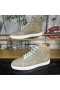 Christian Louboutin Louis Orlato Flatscreen High-Top Sneakers Glitter Stof Goud