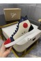 Christian Louboutin Spikes Flat Mannen Sneakers Lakleder Multicolor