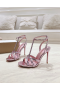 Christian Louboutin Tangeuva Sandalen 100mm Reliëf Lederen Roze