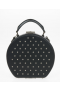 Saint Laurent Black Mica Hot Box Studs Bag Saint Laurent Tassen