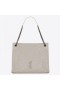 Saint Laurent Medium Niki Shopping Bag Wit Lederen Saint Laurent Tassen