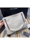 Saint Laurent Medium Niki Shopping Bag Wit Lederen Saint Laurent Tassen