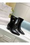 Jimmy Choo 50mm Enkel Booties Krokodil in Reliëf Lederen Logo Zwart