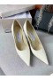 Jimmy Choo Liefde 85 Kalf Lederen Pompen JC Embleem Beige