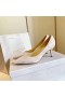 Jimmy Choo Liefde Suede Pumps JC Embleem Naakt