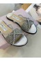 Jimmy Choo Minea Dia ' S Glitter Stof Crystal Zilver