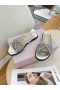 Jimmy Choo Minea Dia ' S Glitter Stof Crystal Zilver