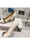 Jimmy Choo Patent Leren Rosalia 65mm Pompen Parel Detail Beige
