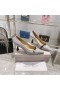 Jimmy Choo Patent Leren Rosalia 65mm Pompen Parel Detail Grijs