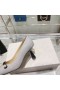 Jimmy Choo Patent Leren Rosalia 65mm Pompen Parel Detail Grijs