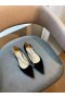 Jimmy Choo Trude Flatscreen Kristal Ketting Zwart