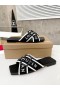 Christian Louboutin Crossimule Leren Sandalen Zwart Christian Louboutin Schoenen