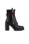 Christian Louboutin Nl Hiver Lug 70 Mm Lage Laarzen Kalfsleer Zwart Christian Louboutin Schoenen