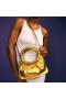 Christian Louboutin Loubibraid Bovenste Handgreep Tas Iriserende Nappa Leder Goud