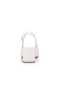 Christian Louboutin Dus Jane Sling 55 mm Sling Terug Pompen Nappa Leder Bianco Christian Louboutin Schoenen