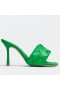 Bottega Veneta Lido Sandalen Groen Intrecciato Leer Bottega Veneta, Sandalen