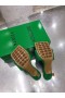 Bottega Veneta Lido Sandalen Groen Intrecciato Leer Bottega Veneta, Sandalen