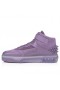 Christian Louboutin Astroloubi Mid High-Top Sneakers Kalfsleer Veau Van Velours En Rubber Parme