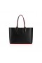 Christian Louboutin Cabata Kleine Tas Kalf Leer Zwart Christian Louboutin Tassen